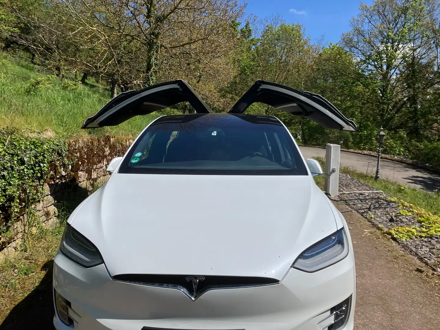 Tesla Model X Model X Maximale Reichweite Weiß - 2
