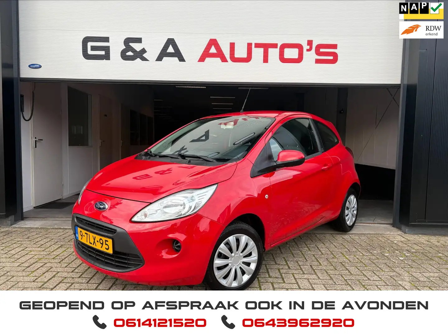 Ford Ka/Ka+ 1.2 Style start/stop / NAP / AIRCO / ELLEKT-PAKKET Rouge - 1