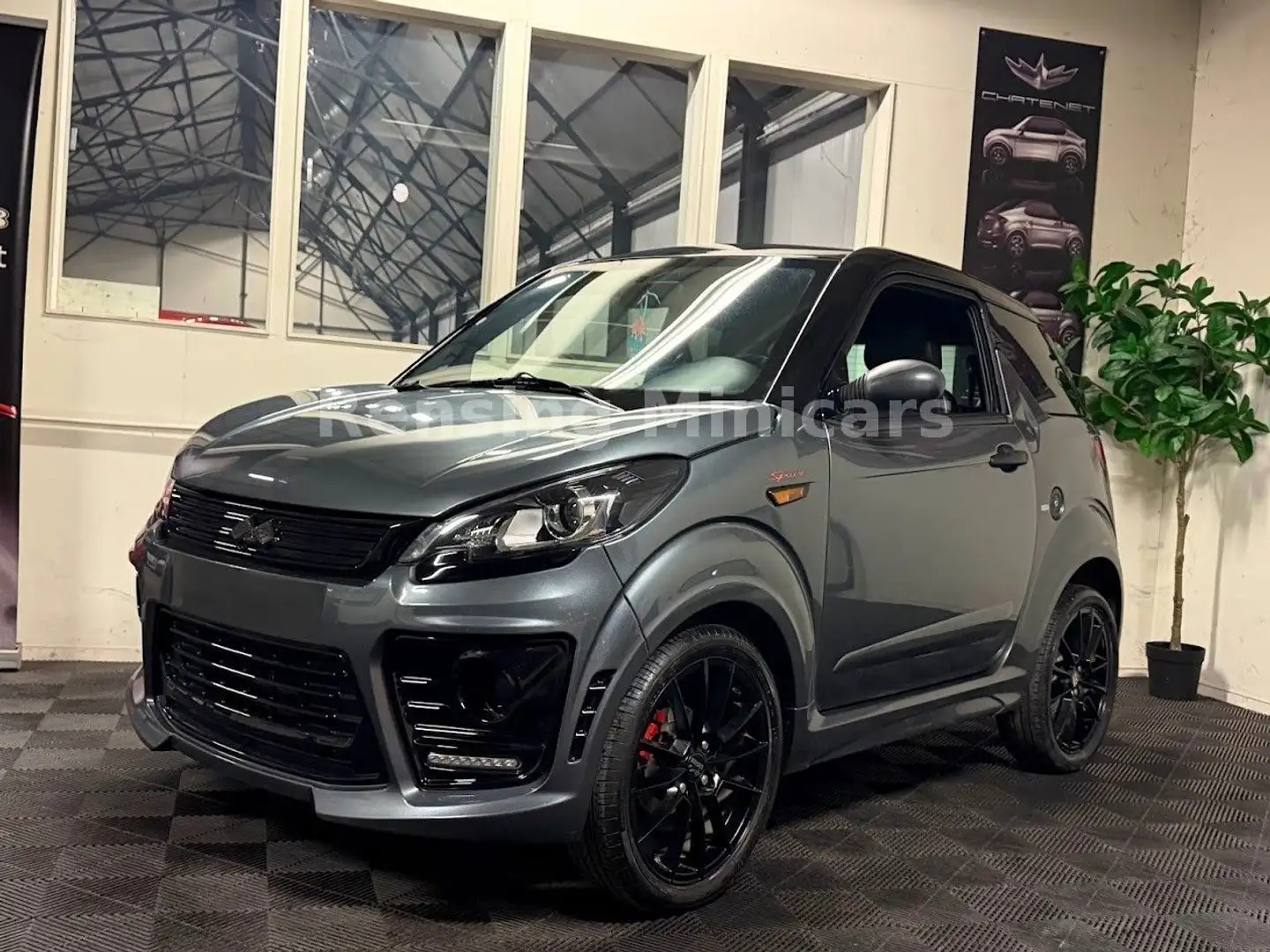 Ligier JS 50 SPORT 2023 SERVO JS50 Mopedauto Microcar Gris - 2