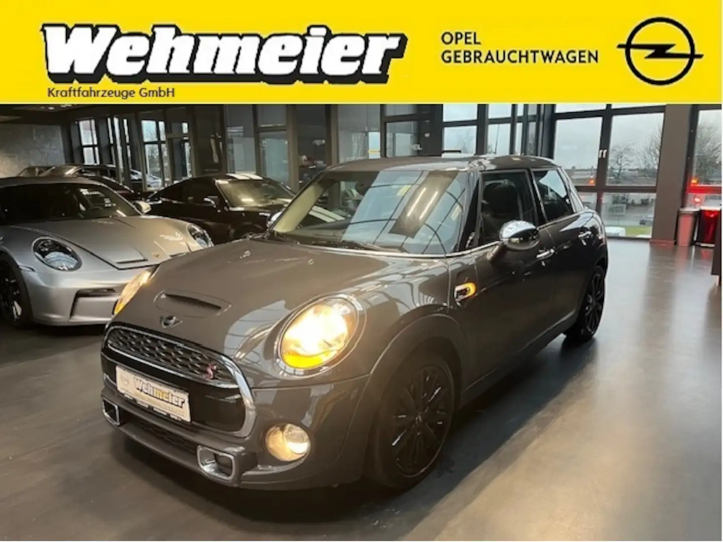 MINI Cooper S 5-trg, Panoramadach, Leder ... Сірий - 2