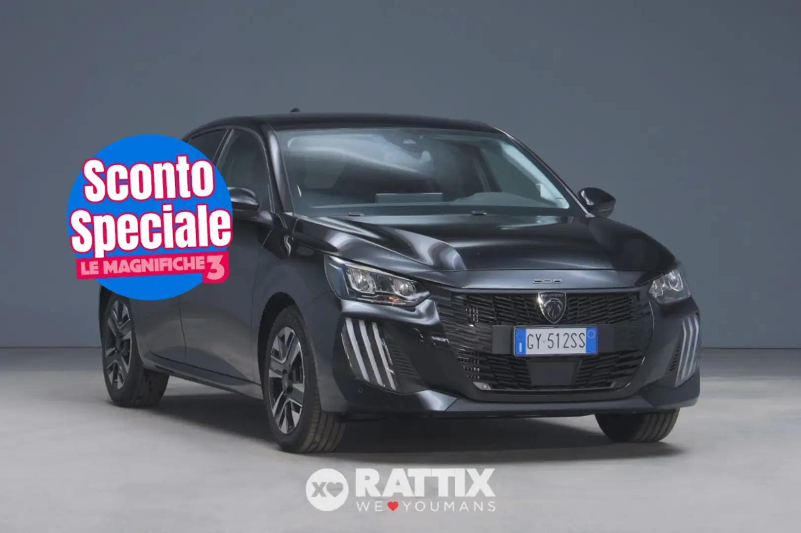 Peugeot 208 1.2 puretech 100CV Allure Schwarz - 1