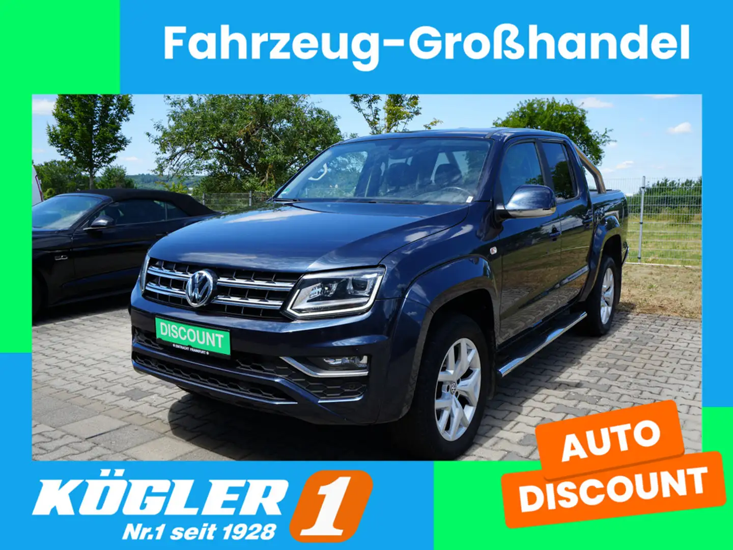 Volkswagen Amarok Doka Highline 224PS Aut. 4x4 Blu/Azzurro - 1