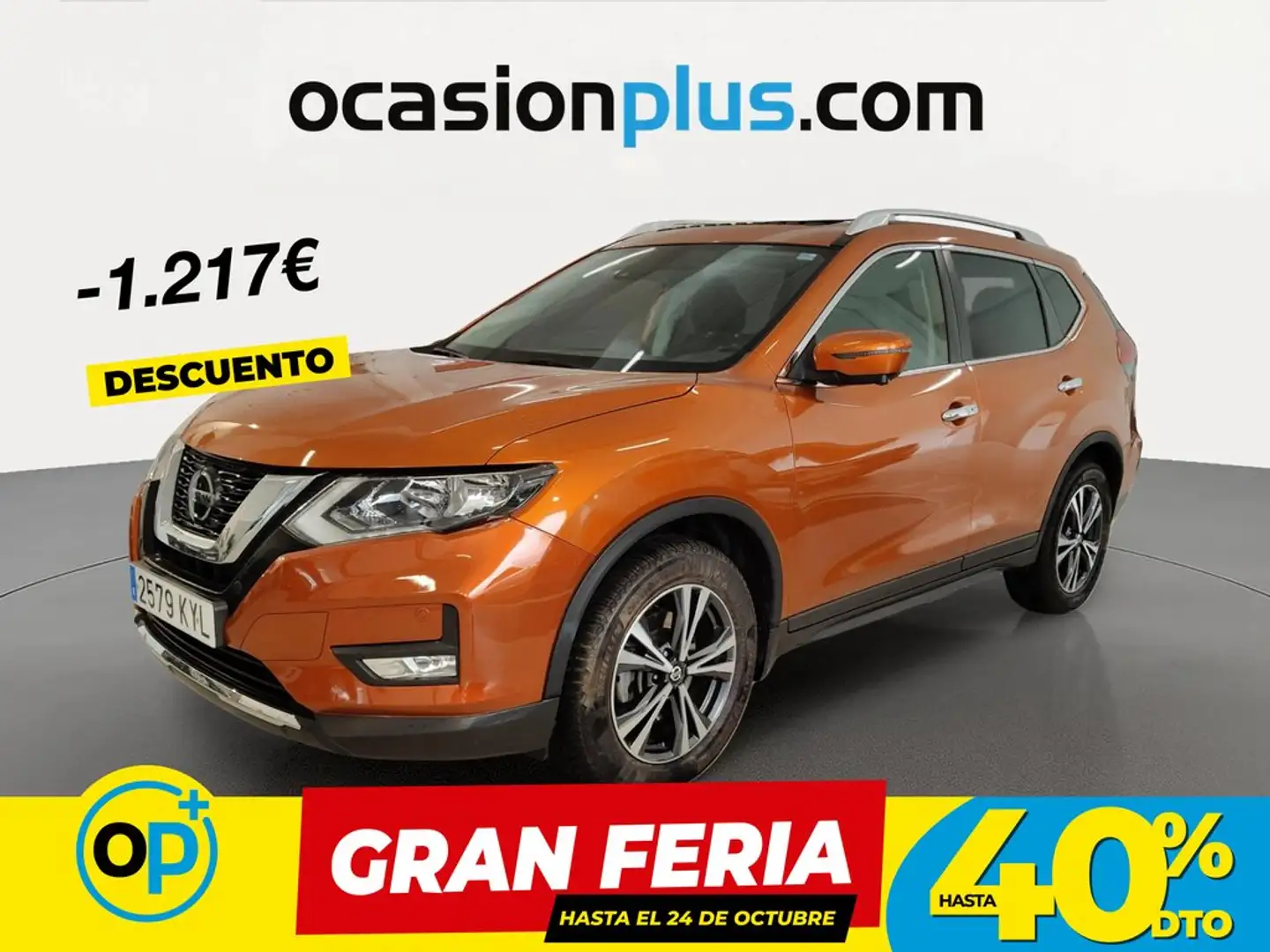 Nissan X-Trail 1.7 dCi N-Connecta 4x4-i XTronic Naranja - 1