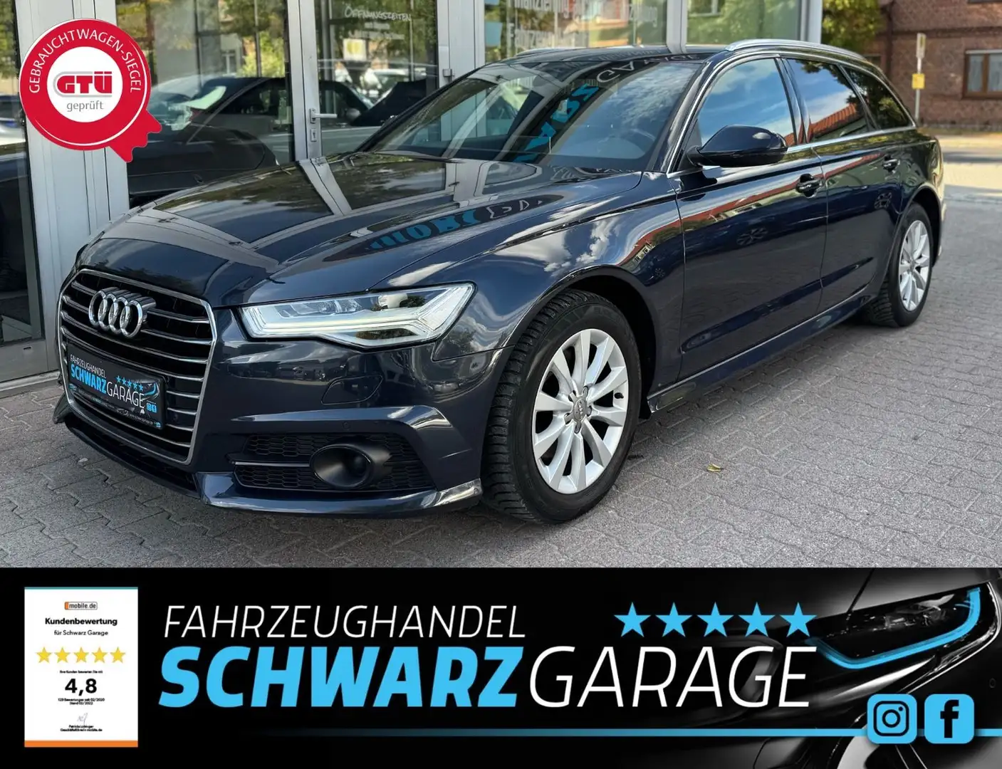 Audi A6 Avant 2.0 TDI ultra*KAMERA*NAVI*ALLWETTER* Blauw - 1