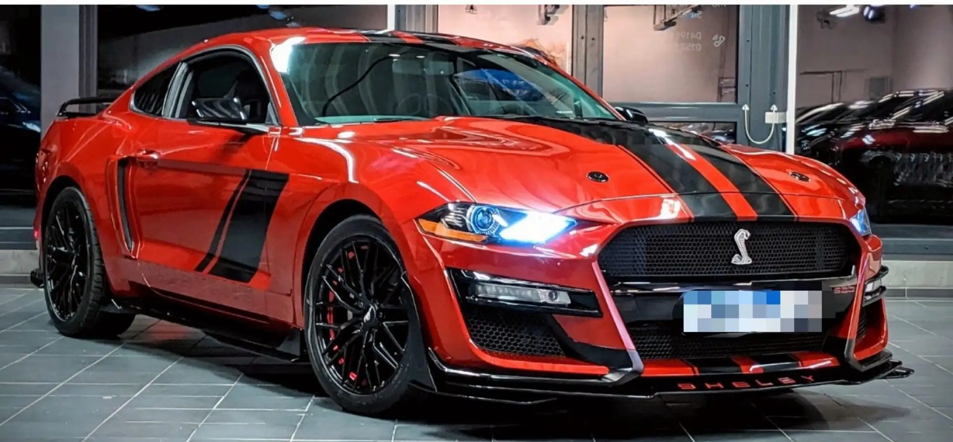 Ford Mustang EcoBoost Shelby-Body Kit Red - 1