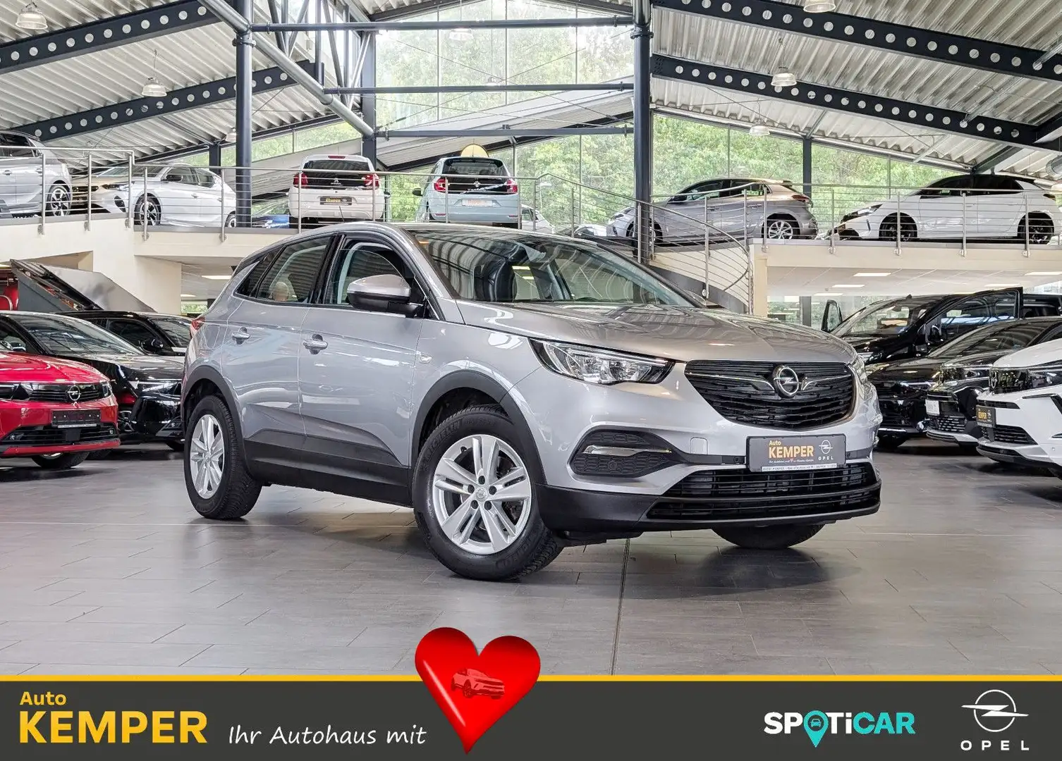 Opel Grandland X Grandland 1.2 Turbo Edition *LED*AHK*Kamera* Grau - 1