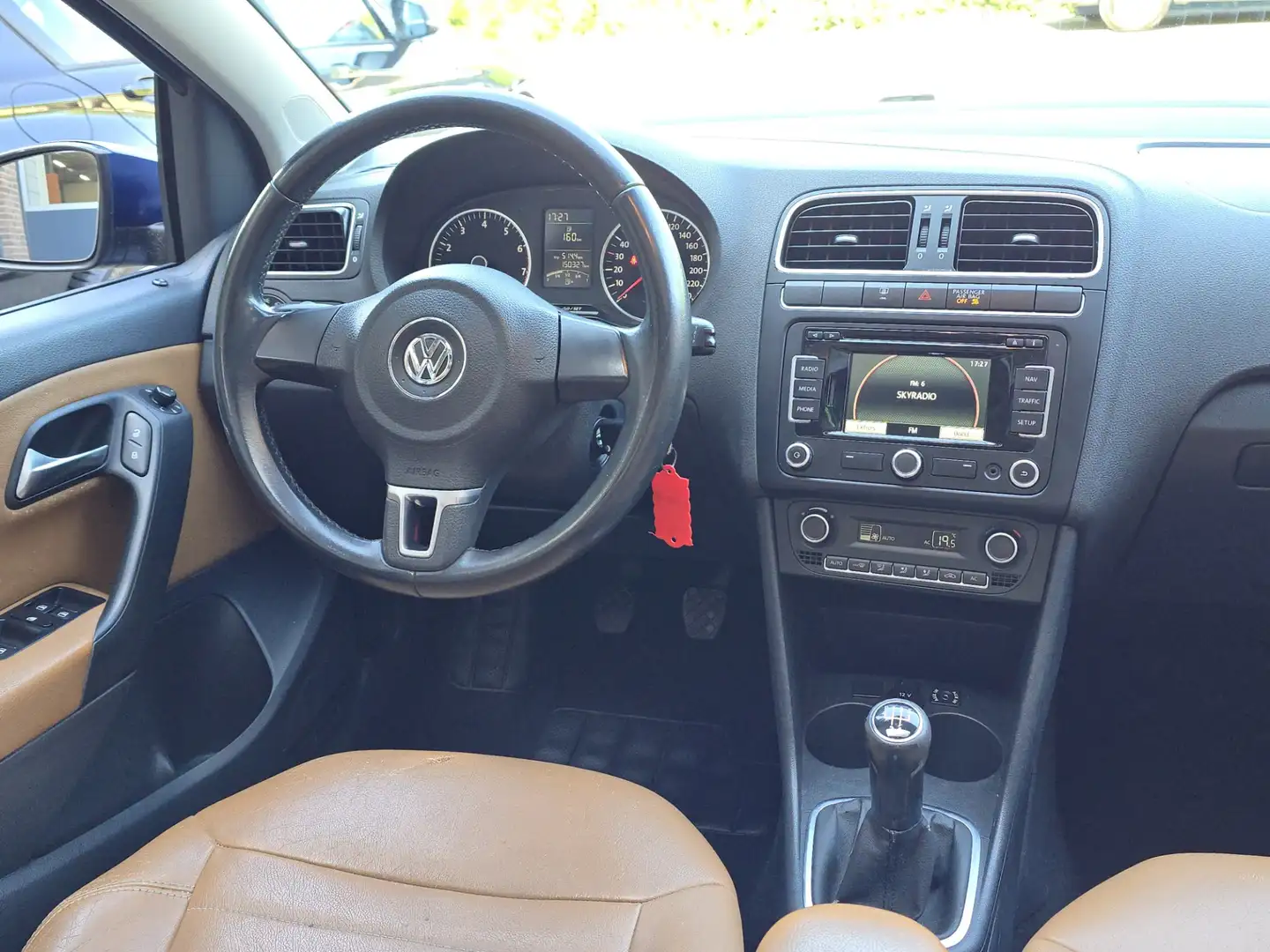Volkswagen Polo 1.2-12V BlueMotion Comfortline Panoramadak|Clima | Blauw - 2