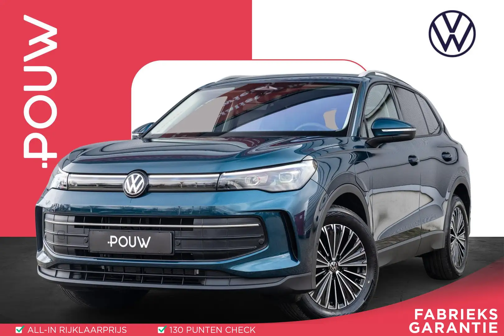 Volkswagen Tiguan 1.5 eHybrid 204pk Life Edition | Trekhaak | Naviga Bleu - 1