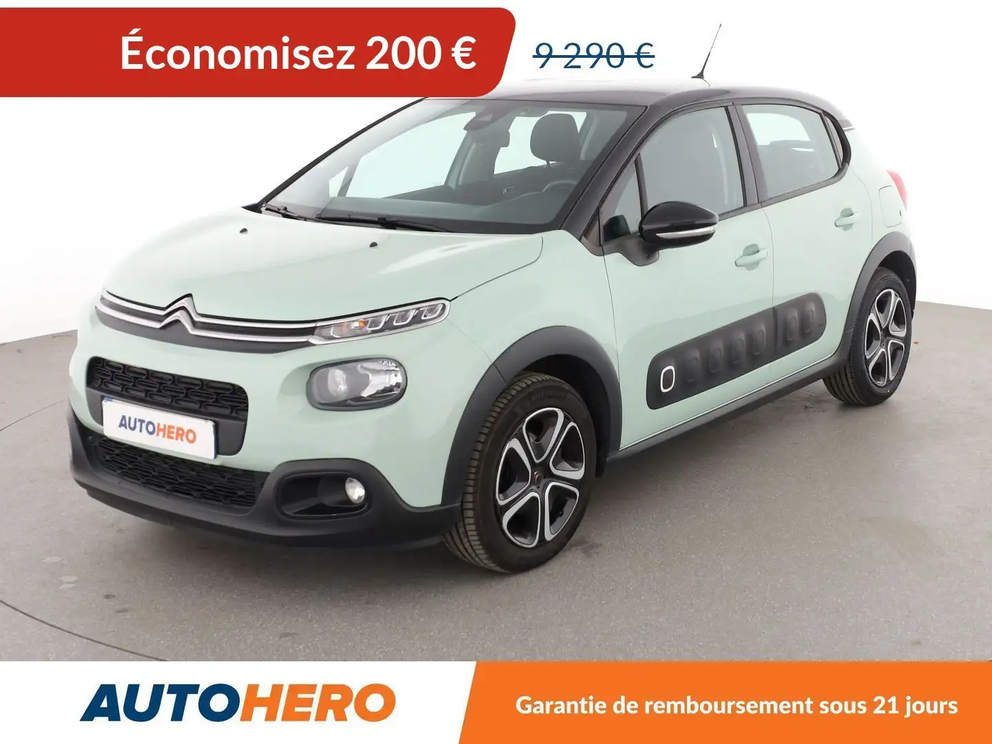 Citroen C3 1.2 PureTech Shine Vert - 1