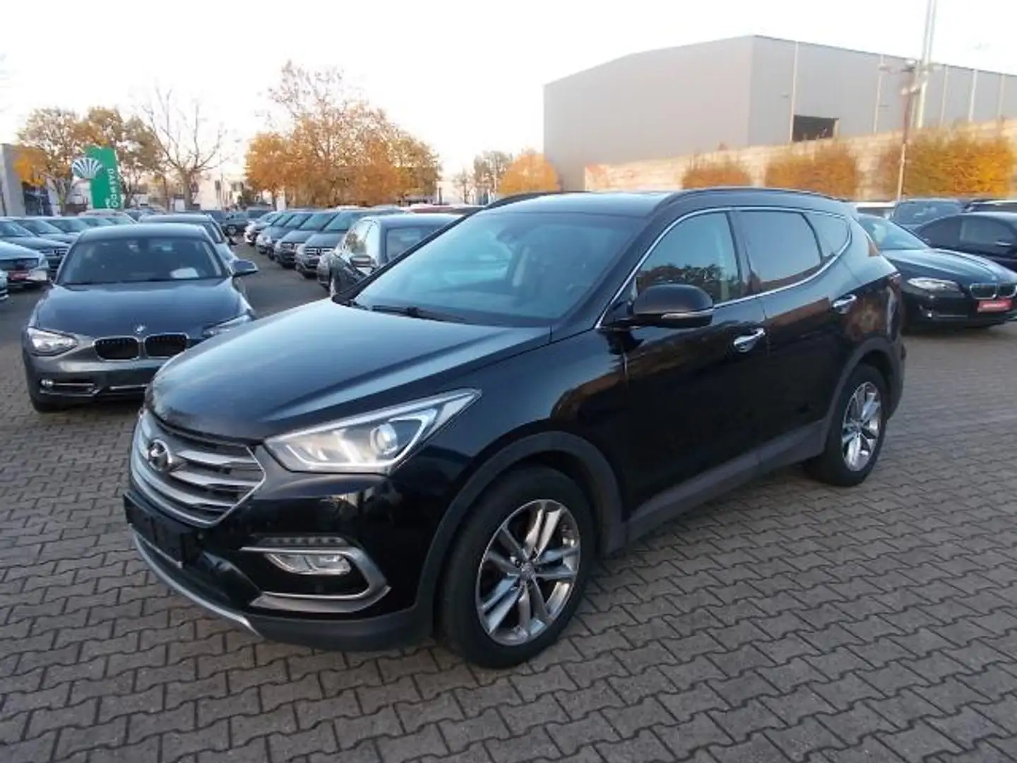 Hyundai SANTA FE Premium 4WD, Leder Navi zus. Alu WR Schwarz - 1