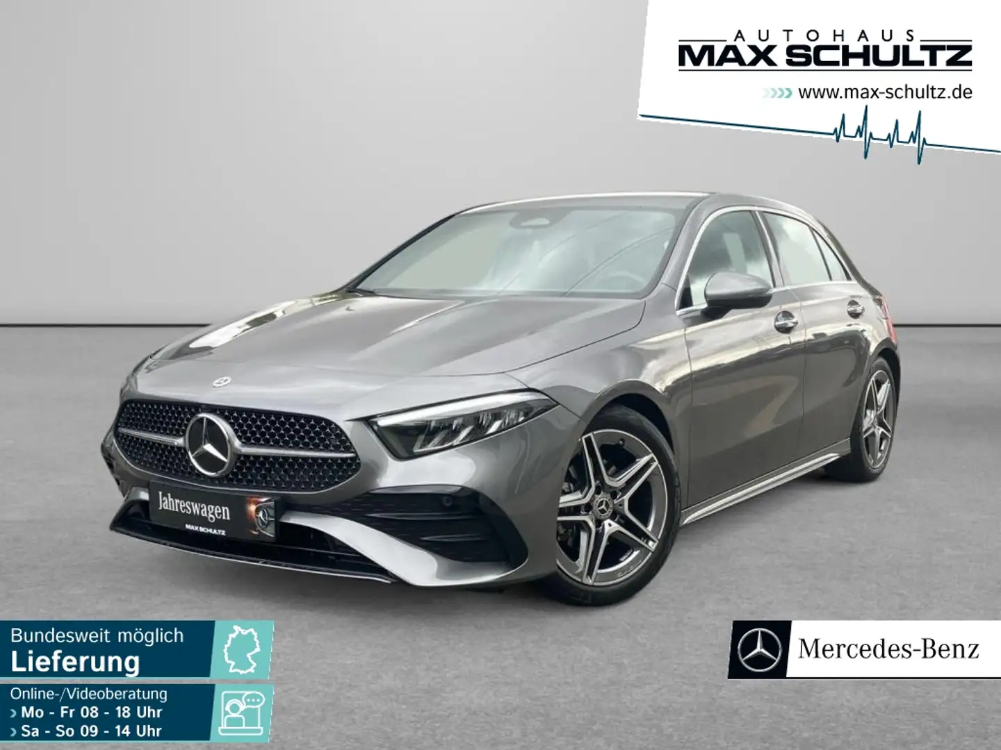 Mercedes-Benz A 200 AMG*AHK*DISTRONIC*LED*KAM*NAVI*KEYLESS Grau - 1