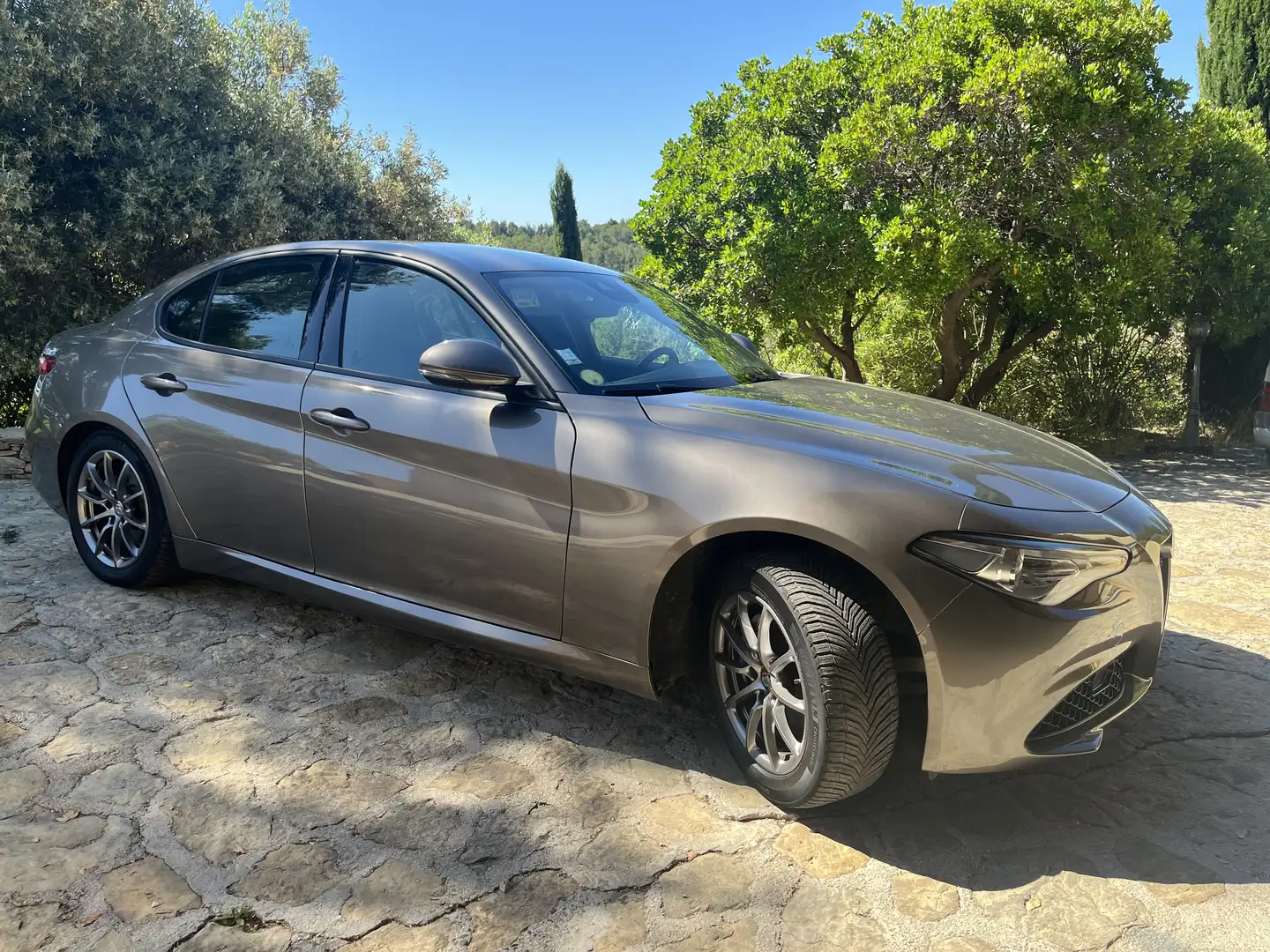 Alfa Romeo Giulia Giulia 2.2 160 ch AT8 Business Gris - 2