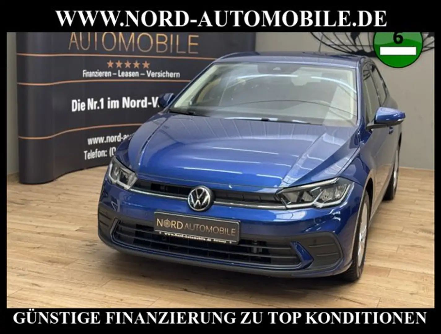 Volkswagen Polo Life 1.0 TGI 4 Türen Dig.Cockpit/Navi/LED/ Life Blau - 1