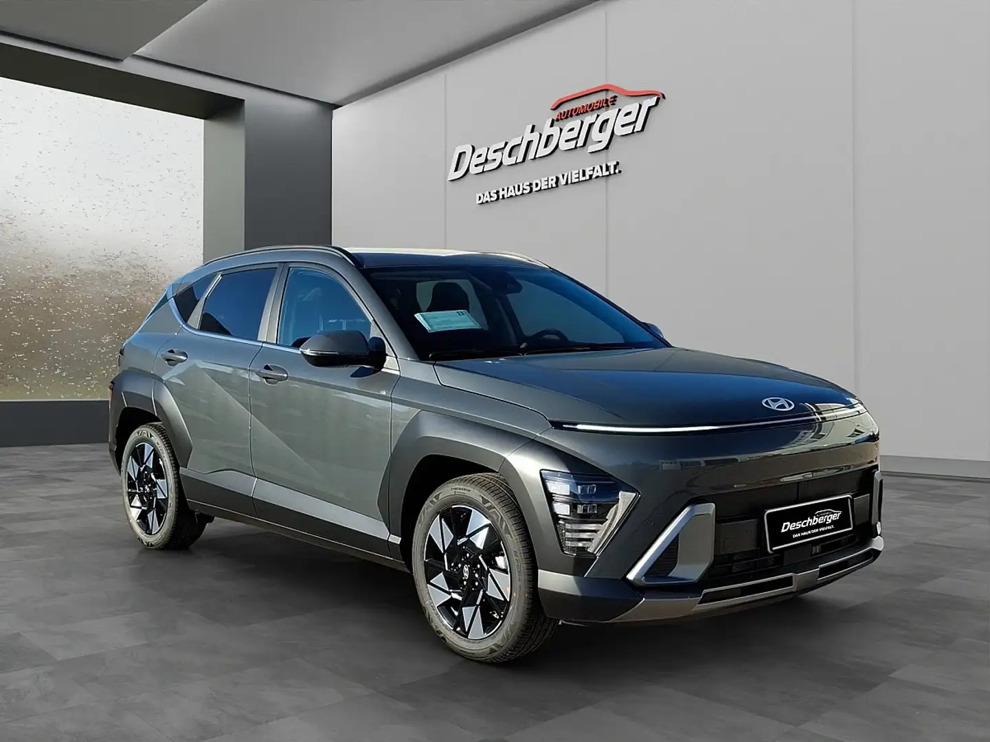 Hyundai KONA Kona 1,6 T-GDi 4WD Go Plus DCT Grau - 2