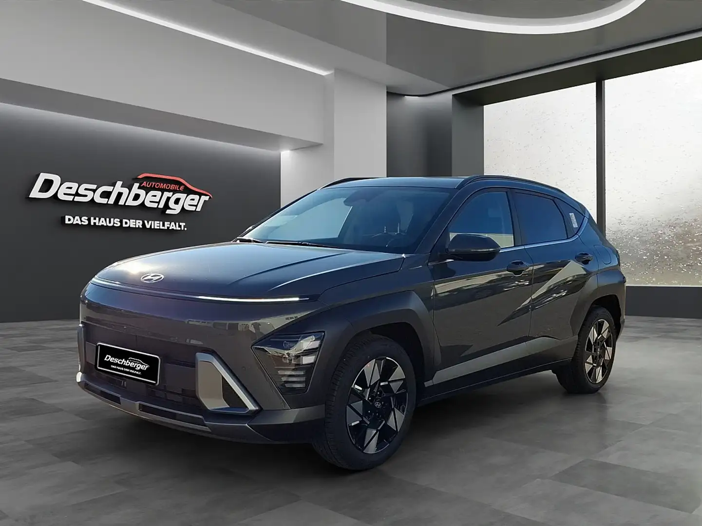 Hyundai KONA Kona 1,6 T-GDi 4WD Go Plus DCT Grau - 1