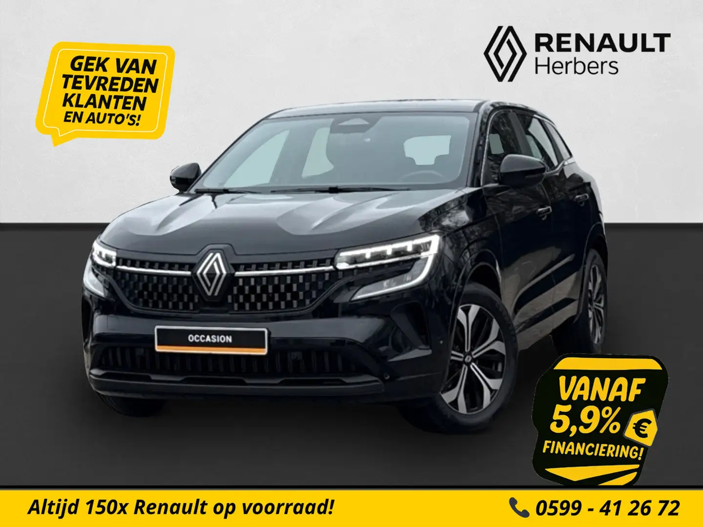 Renault Austral 1.2 MHEV EDC 140 Equilibre AUTOMAAT / STOELVERWARM Schwarz - 1