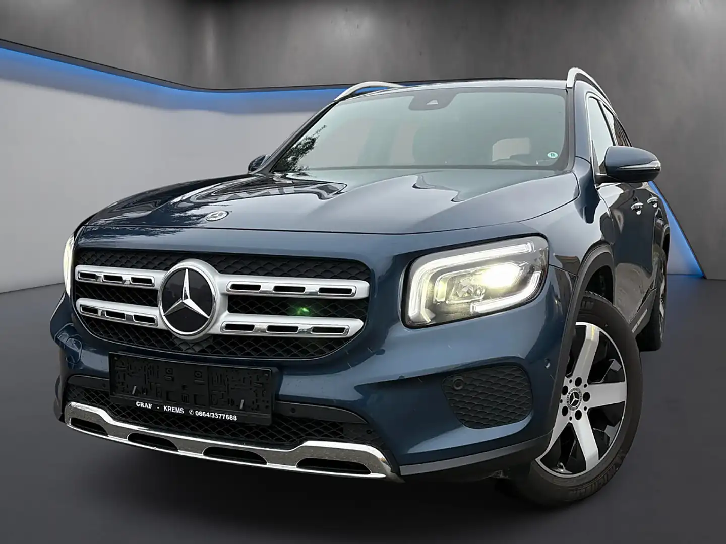 Mercedes-Benz GLB 200 d Aut.*AHK*LED*Kamera*Sitzh.*Spurhalte.* Blau - 1