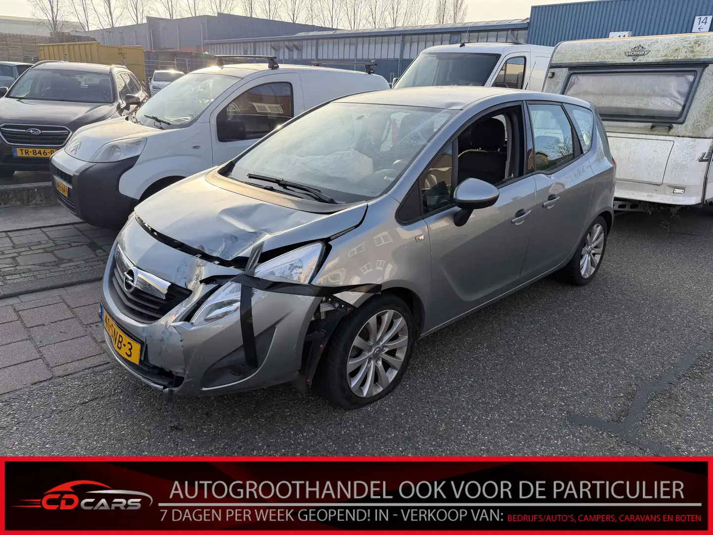 Opel Meriva 1.4 Turbo Edition Inruilauto’s tegen vaste prijzen Grau - 1