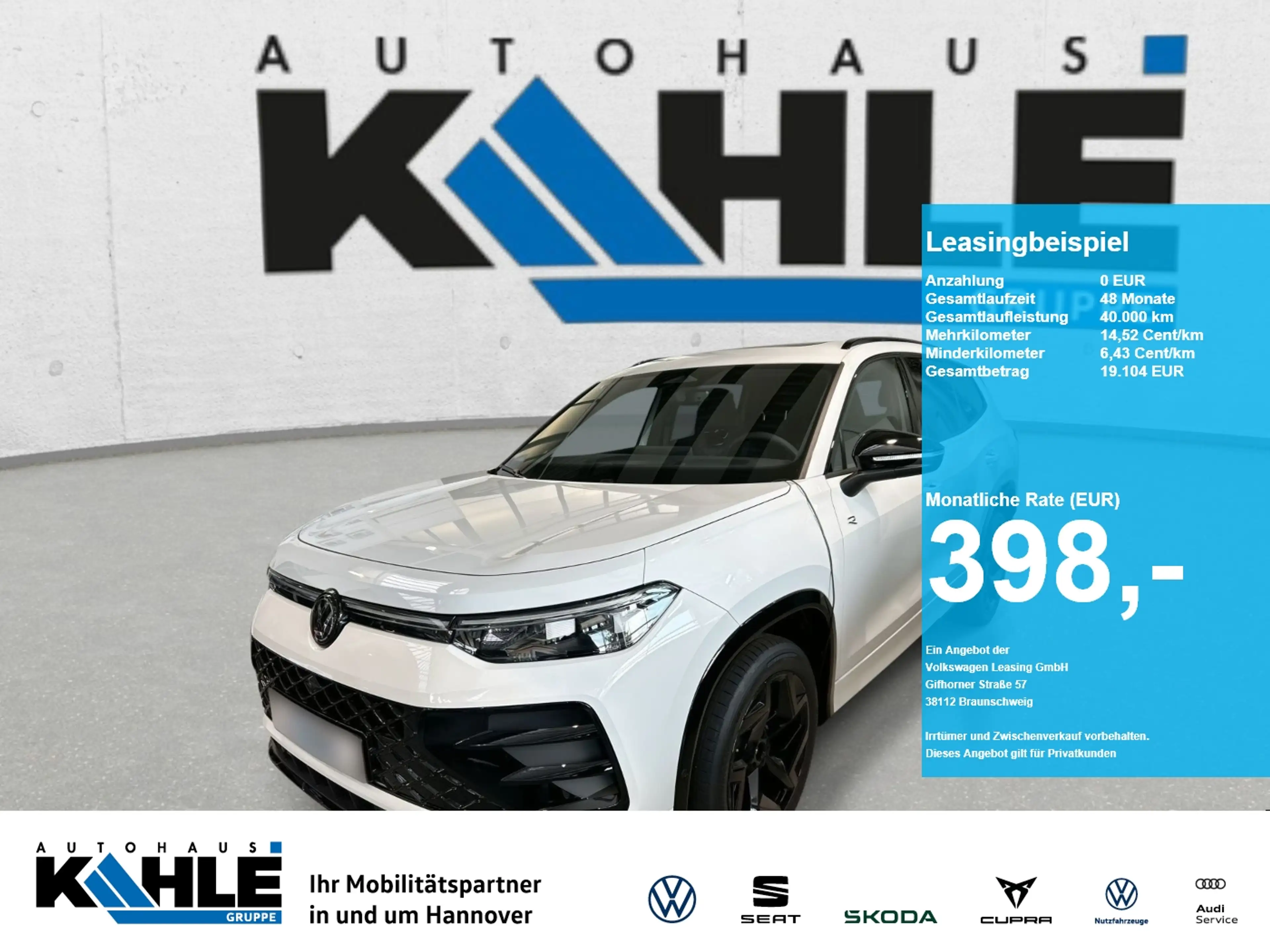 Volkswagen Tayron 1.5 eTSI  DSG R-Line BlackStyle IQ.DrivePre 7-Sitz