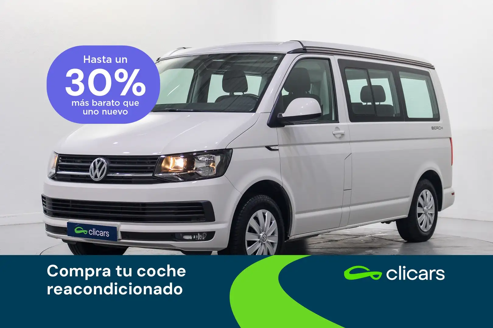 Volkswagen T5 California 2.0TDI BMT Beach DSG 110kw Blanco - 1