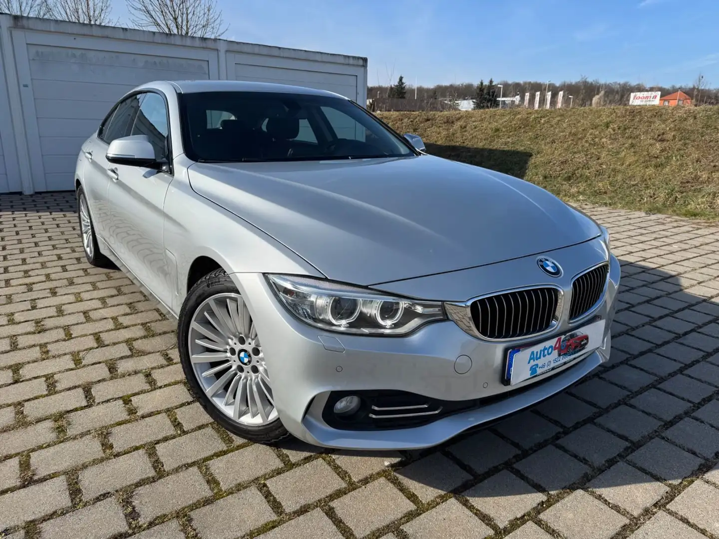BMW 418 418d Gran Coupé Luxury Line Tüv Neu Euro6 Argintiu - 1