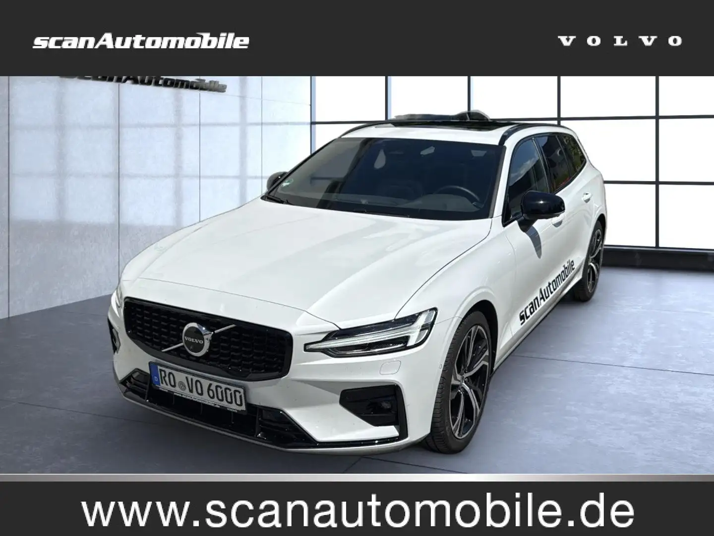 Volvo V60 Plus Dark Bluetooth Navi LED Klima Standhzg Weiß - 1