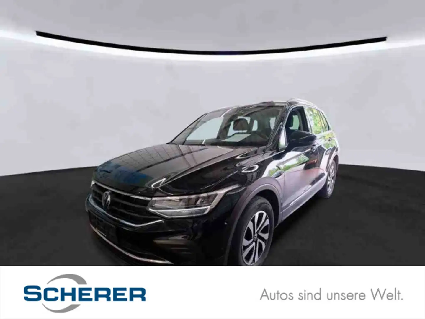 Volkswagen Tiguan 2.0 TDI Active NAVI AHK APP RearView Schwarz - 1