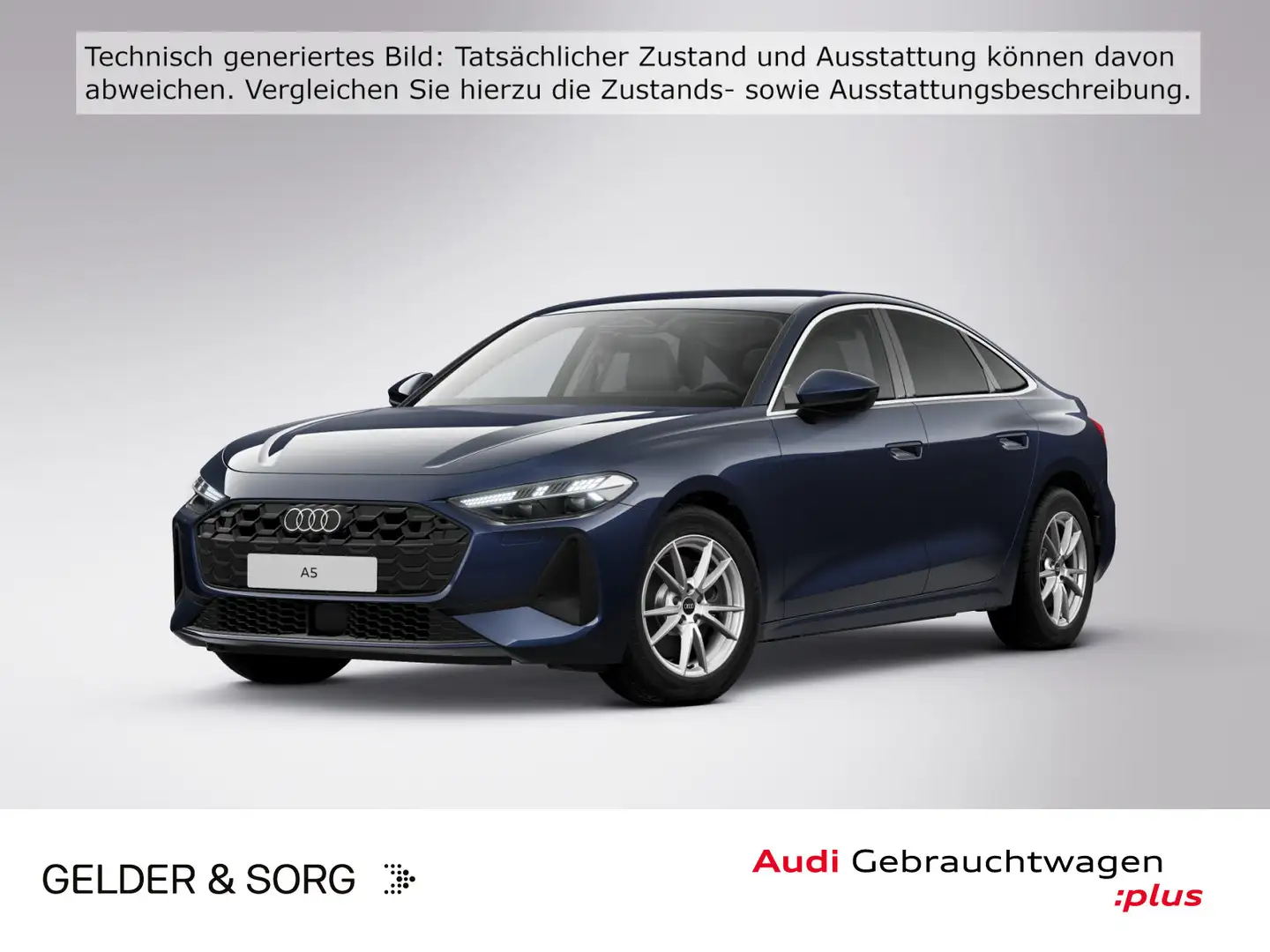 Audi A5 40 TDI quattro AHK*Matrix*Navi*360° Blau - 1