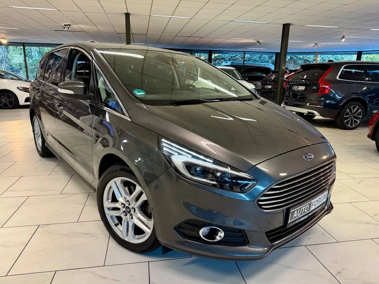 Ford S-Max S-MAX 2.0 AUT 7-SITZER LED 360CAM NAVI PDC SHZ Grau - 2