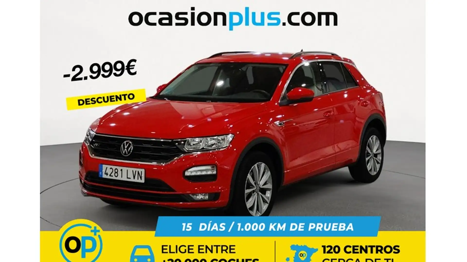 Volkswagen T-Roc 1.0 TSI Advance R-line 81kW Rouge - 1