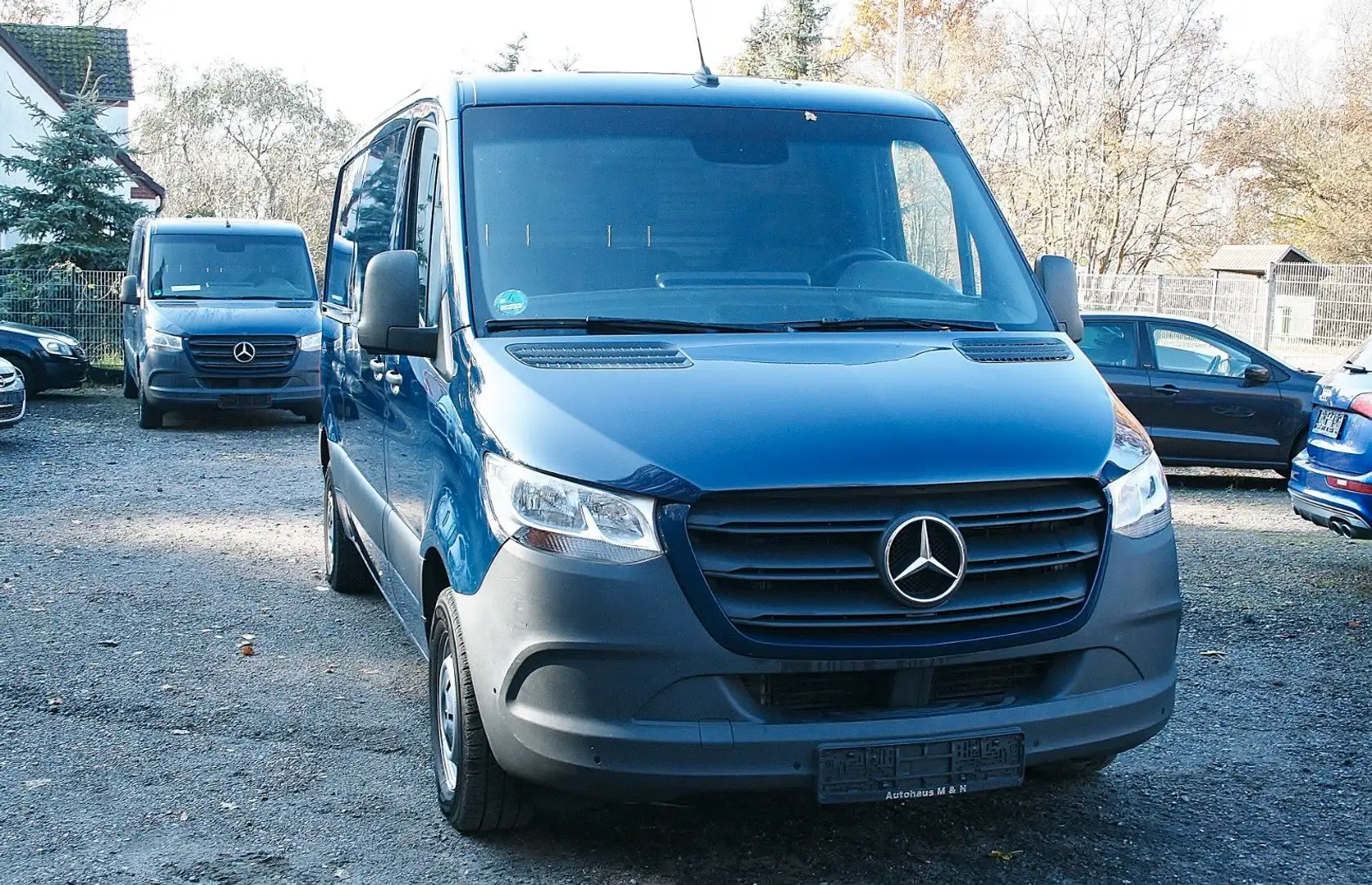 Mercedes-Benz Sprinter III Kasten FWD L2+Sitzh+BT+Kamera+AHK Bleu - 1