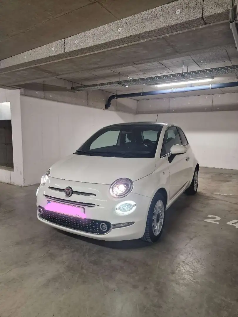 Fiat 500 Fiat 500 FIAT 500 Dolcevita Hybrid | Panorama-Glasdach | Park- & Regensensor | Tempomat | Pickerl & Garantie Limousine Weiß - 1