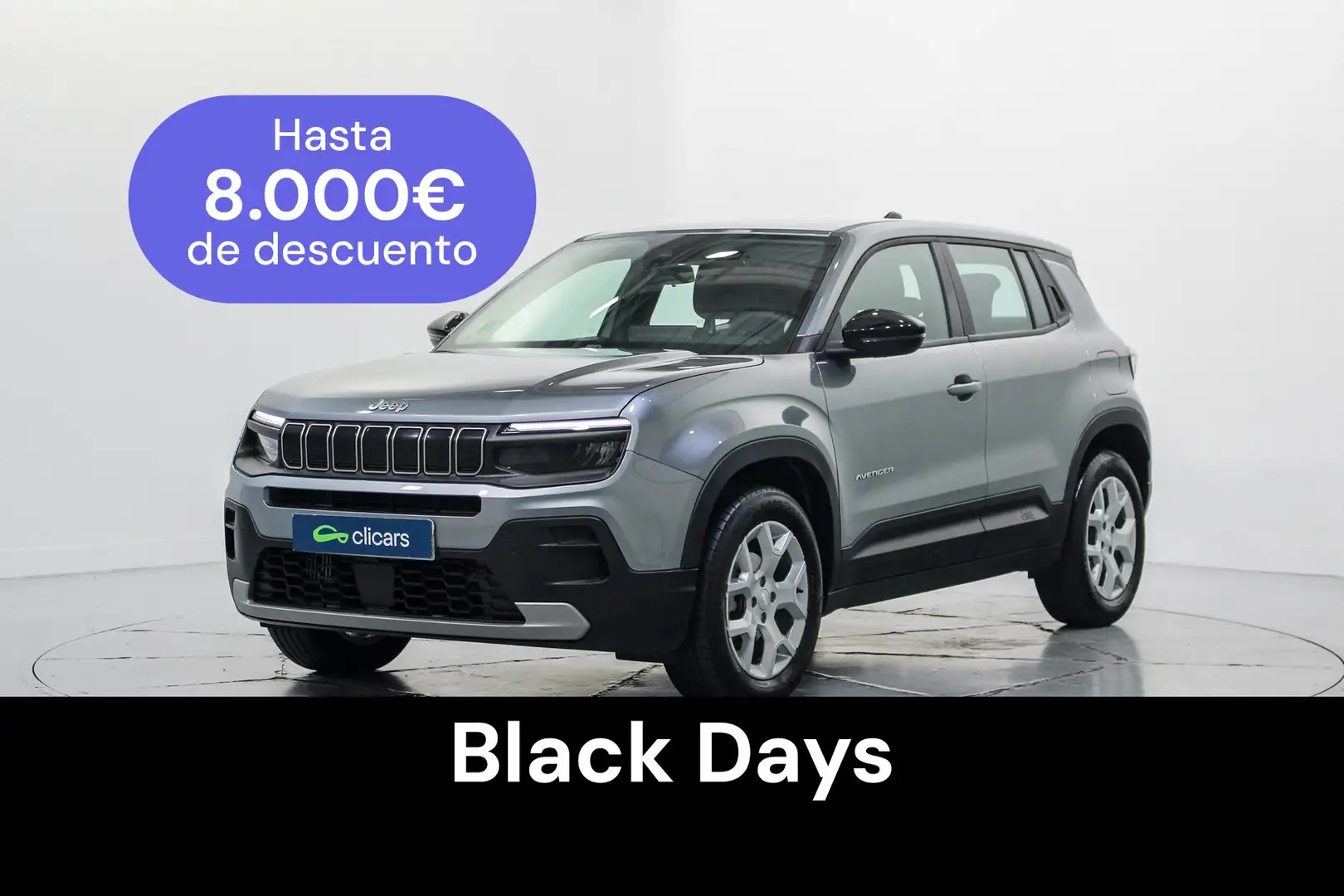 Jeep Avenger 1.2 Altitude 74KW Gris - 1