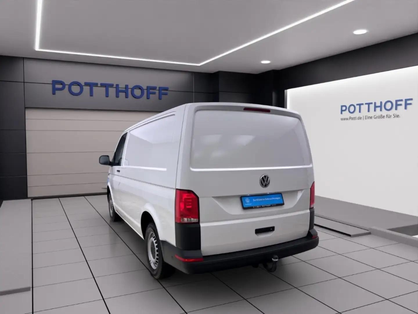 Volkswagen T6.1 Transporter Kasten 2.0 TDI KLIMA STANDHZG AHK Weiß - 2