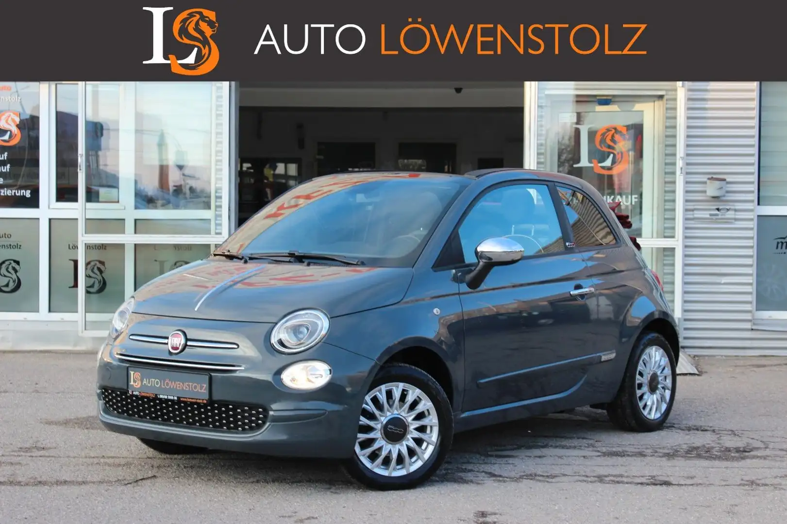 Fiat 500C Lounge Cabrio | 2.Hand | Klima | PDC2 Grigio - 2