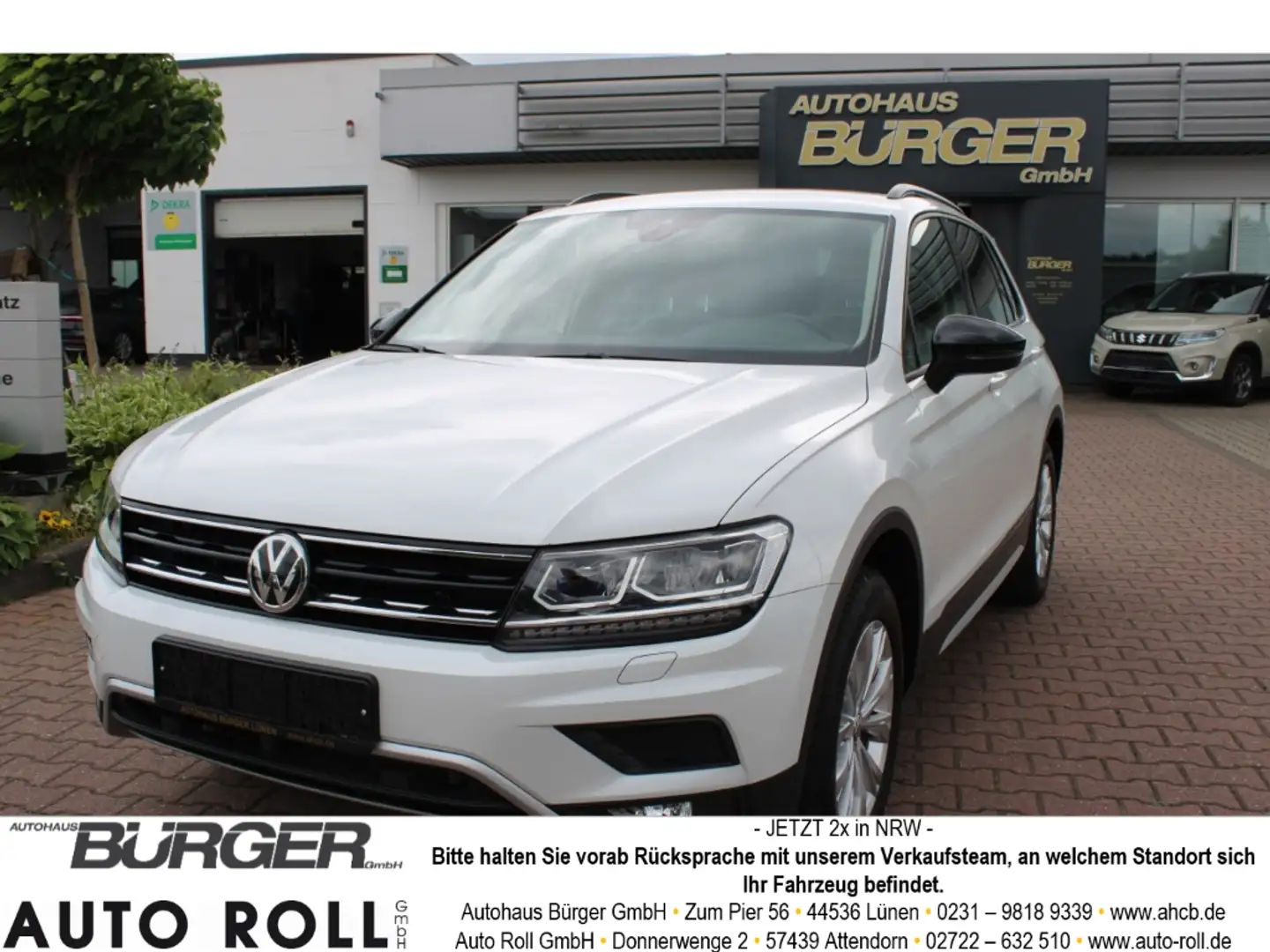 Volkswagen Tiguan 4M 2.0 TDI LED AHK Navi Kamera ACC Winterpaket Dig Weiß - 1