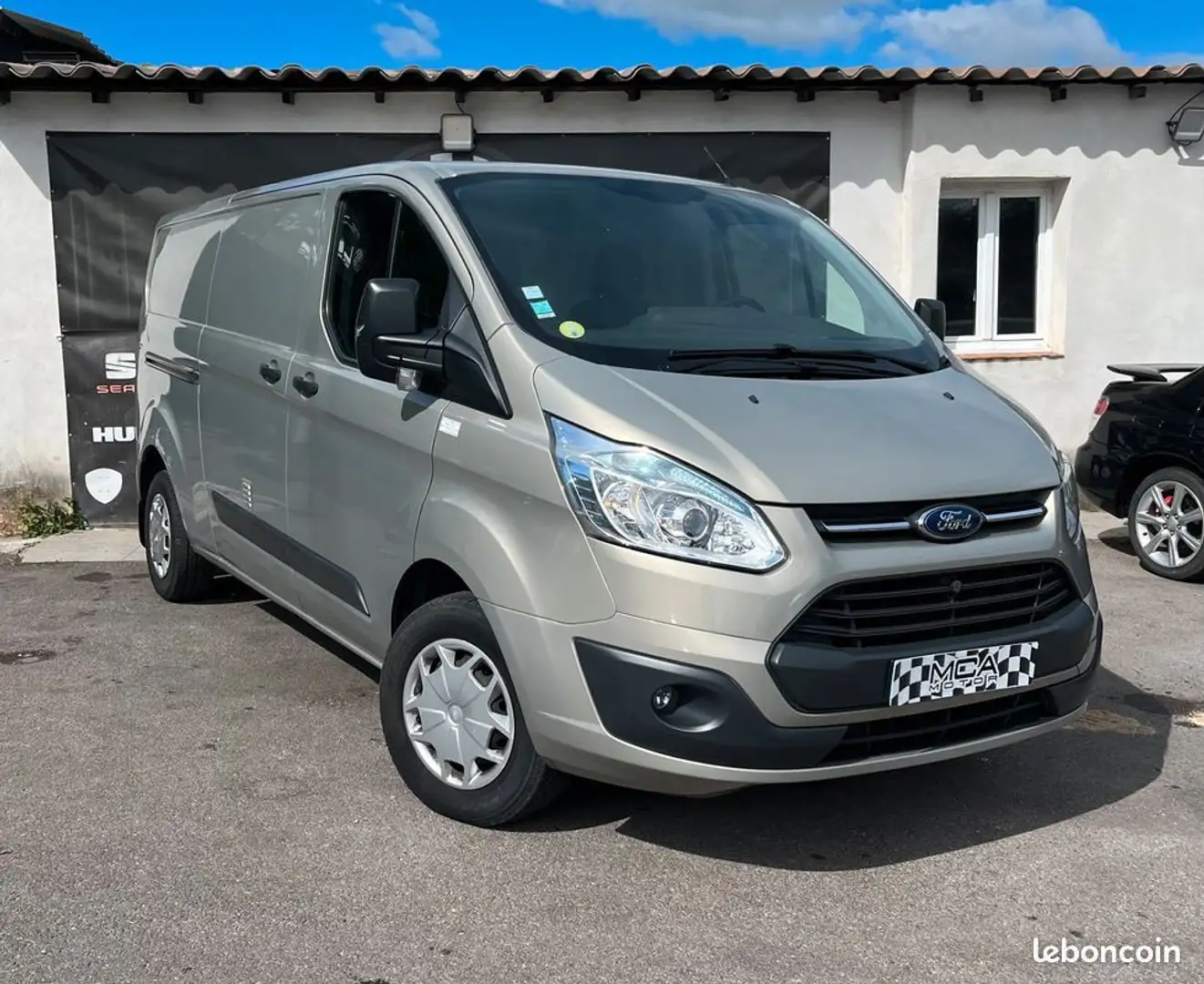Ford Transit custom aménagé 2.2 125 Beige - 1