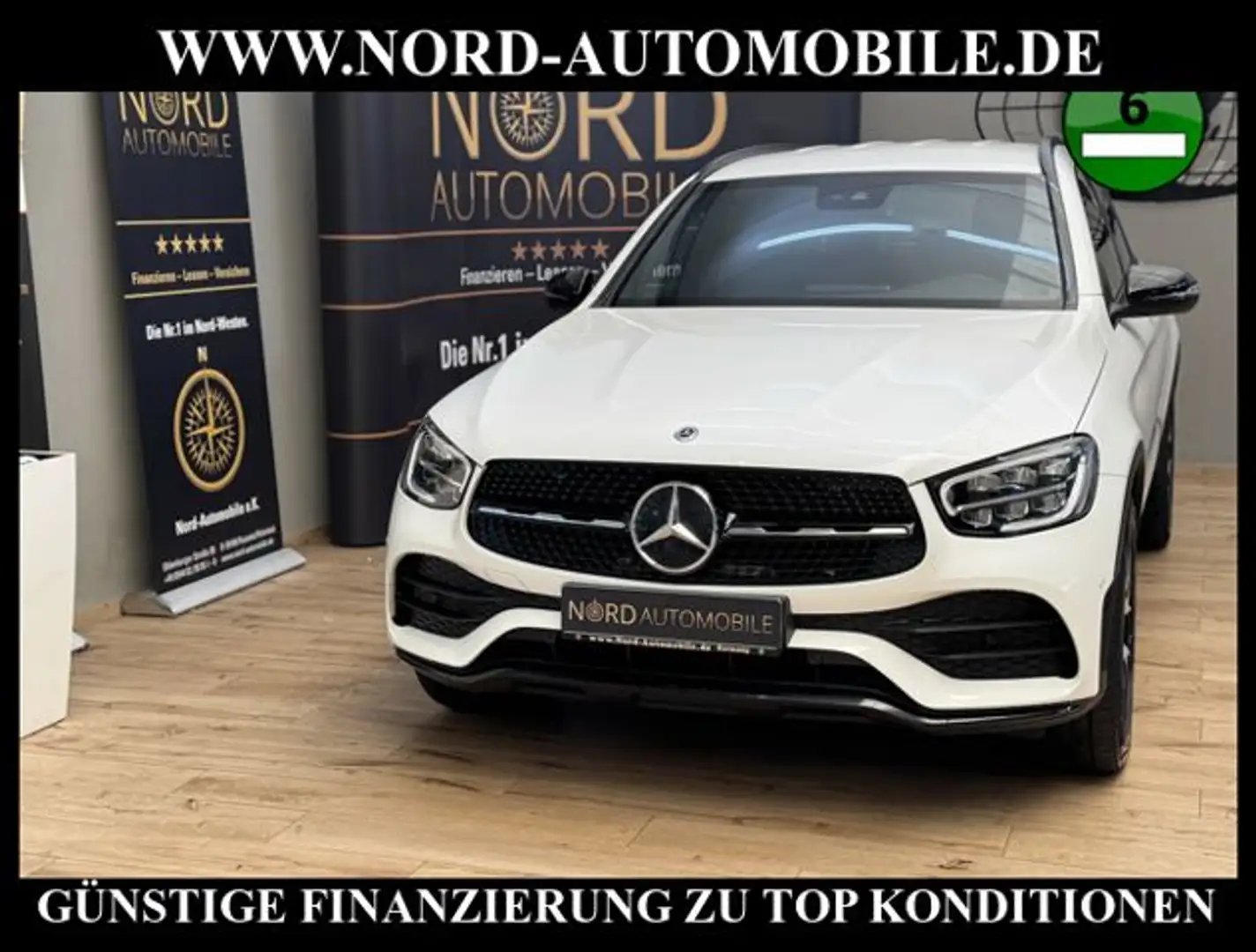 Mercedes-Benz GLC 400 d 4Matic AMG *20ZOLL*AHK*UPE:87 Blanc - 1