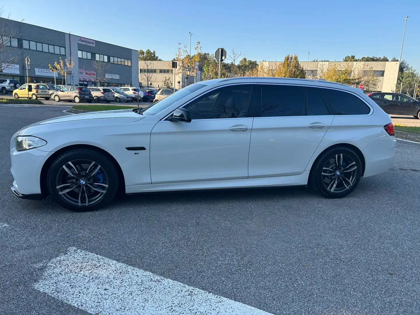 BMW 520 520d Touring Msport Bianco - 1