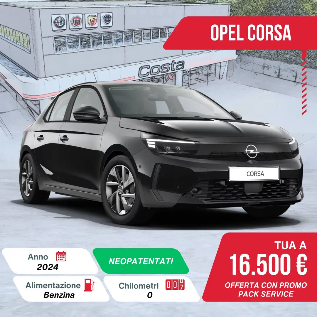 Opel Corsa Corsa 1.2 100 CV Edition Marrone - 1