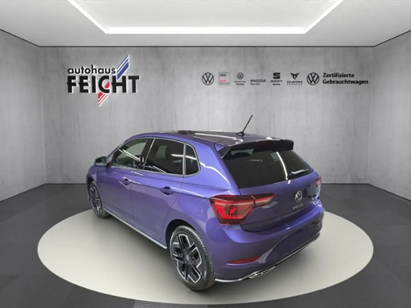 Volkswagen Polo R-Line 1,0 l TSI  70 kW (95 PS) DSG Violett - 2