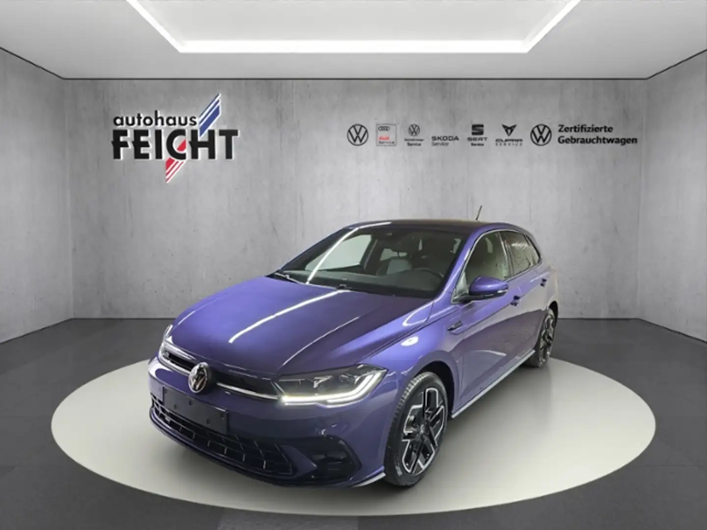 Volkswagen Polo R-Line 1,0 l TSI  70 kW (95 PS) DSG Violett - 1