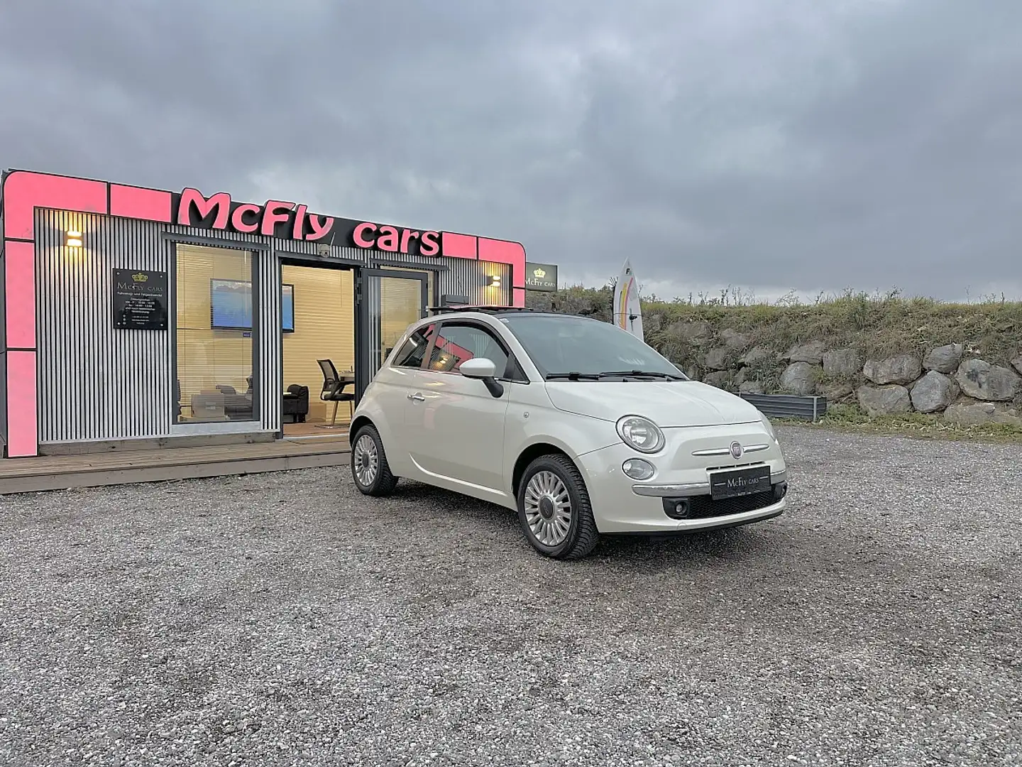 Fiat 500 1,4 16V - SCHIEBEDACH - PANORAMADACH - ZAHNRIEM... Blanc - 2