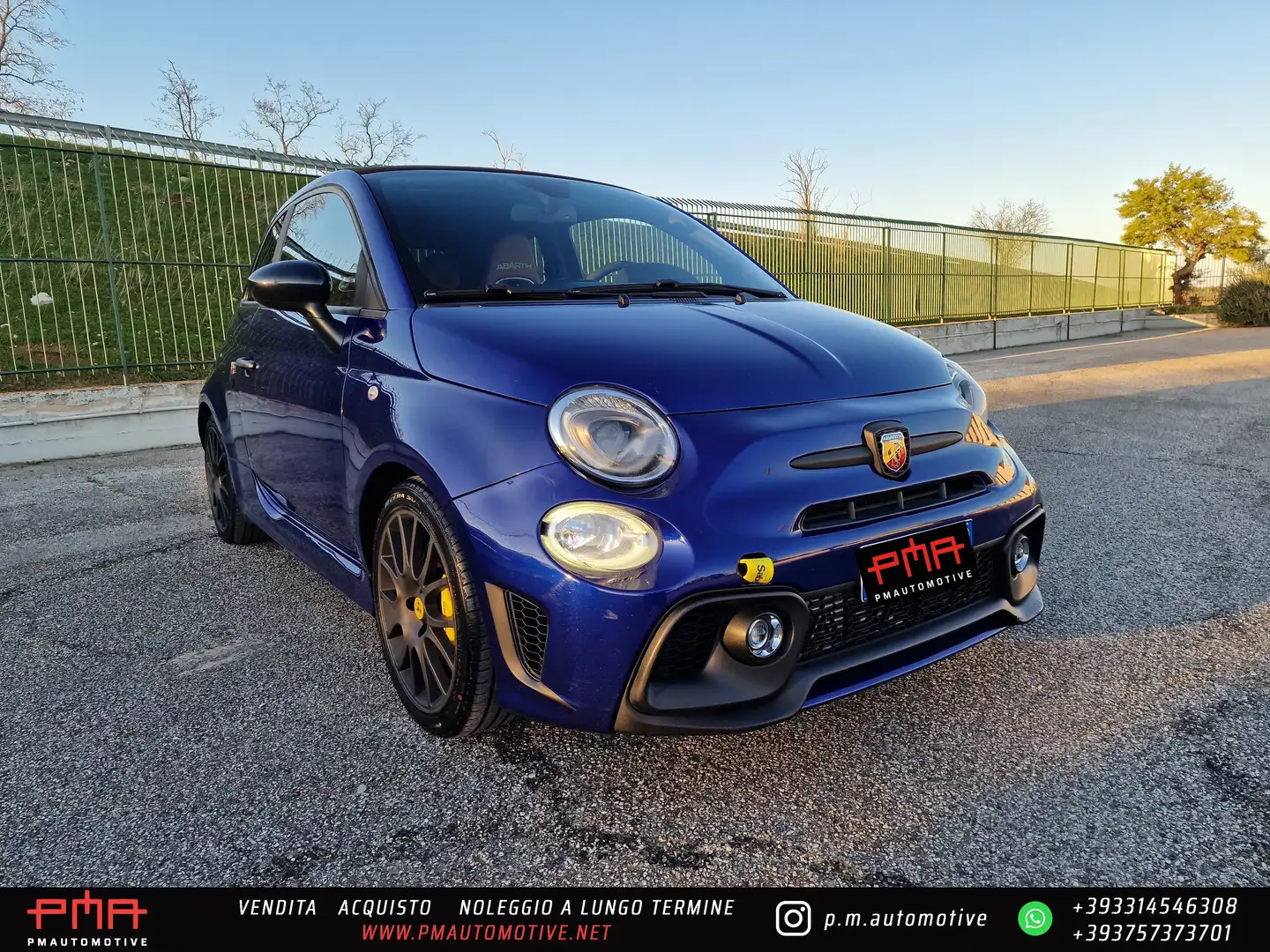 Abarth 595C 1.4 t-jet Turismo 258cv CARBONIO BREMBO Bleu - 2