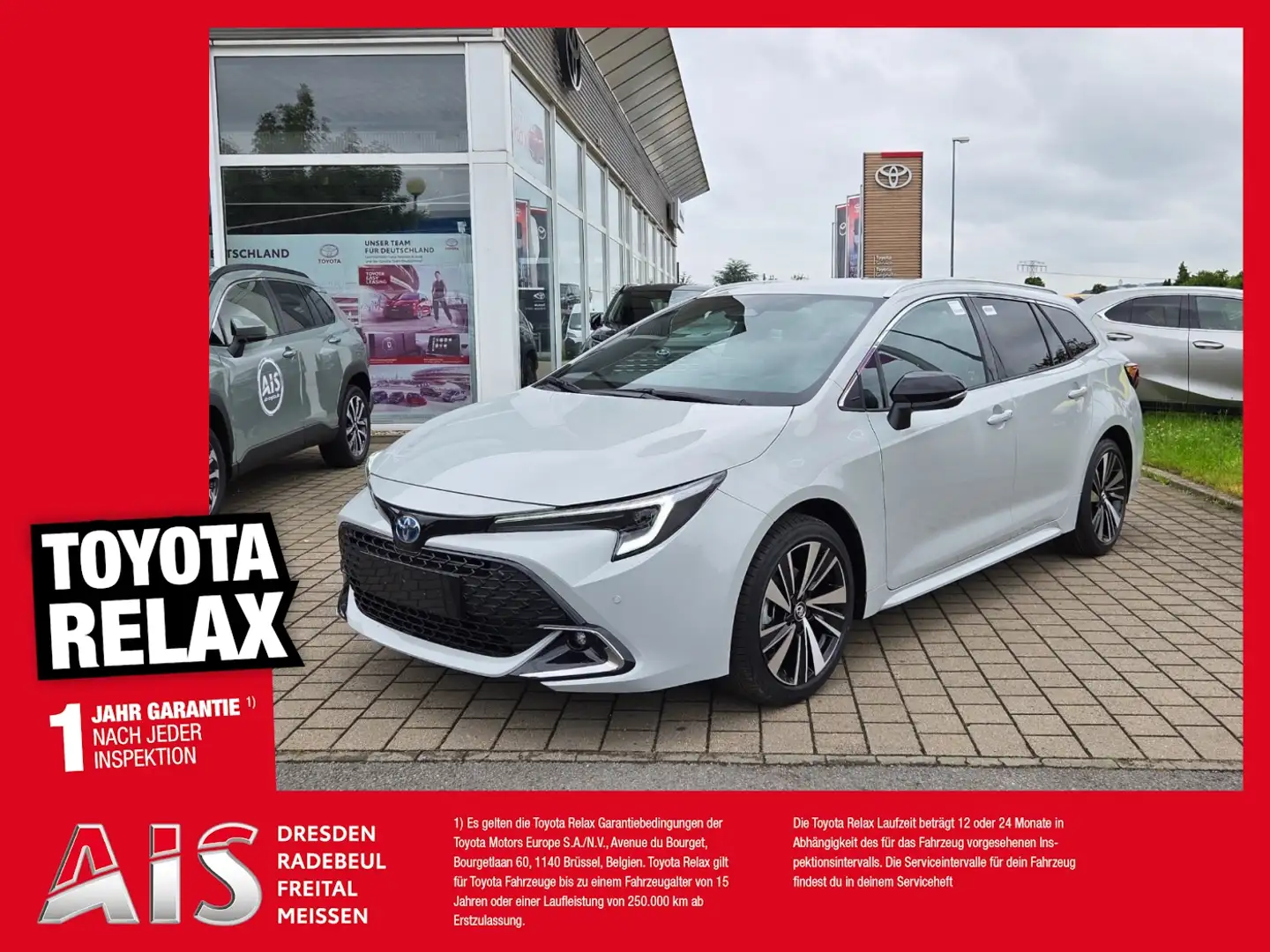 Toyota Corolla TS 1.8l Hybrid Teamplayer Technik-Paket Grijs - 1