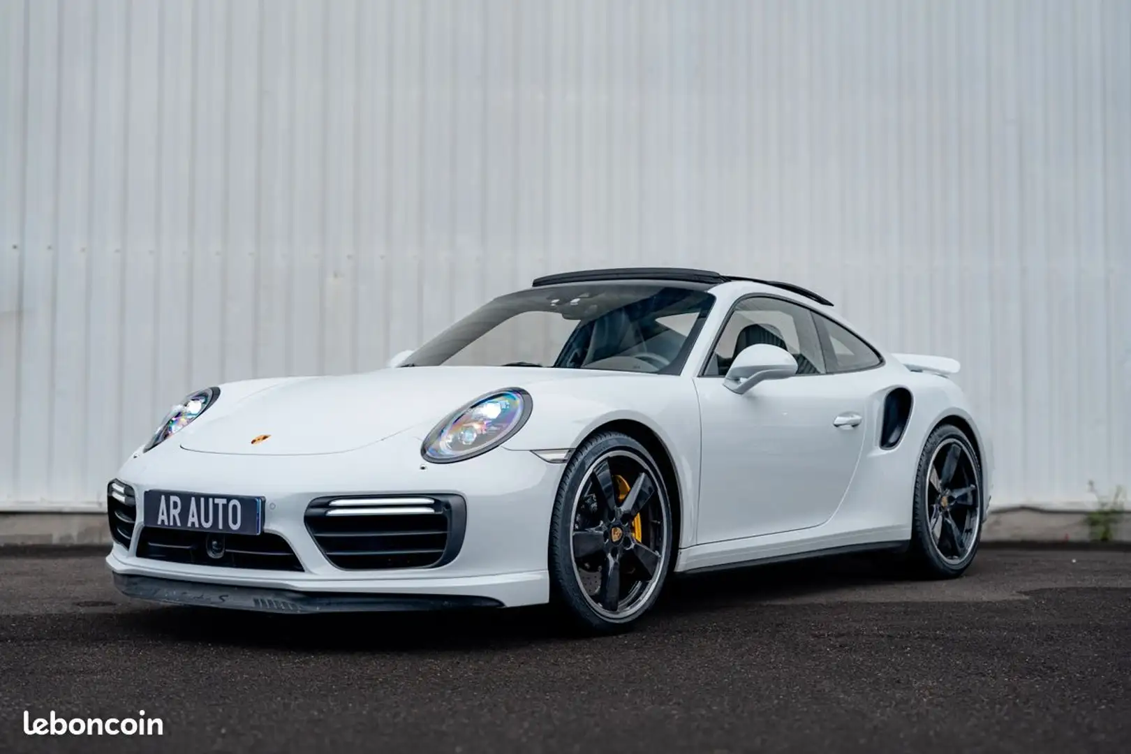 Porsche 991 991.2 Turbo S PDK 3.8 580 CH Origine France Burmester Servotronic Plus Carnet 100% Sors de révision Blanc - 2