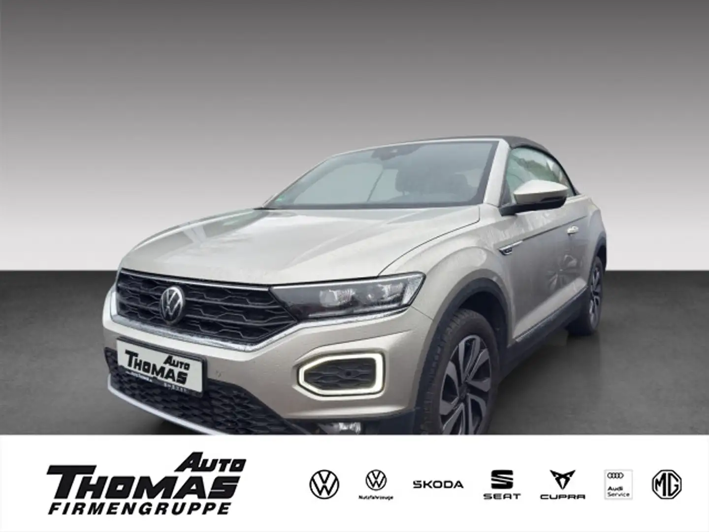 Volkswagen T-Roc 1.5 TSI DSG Active SHZ Klima GRA Argent - 1