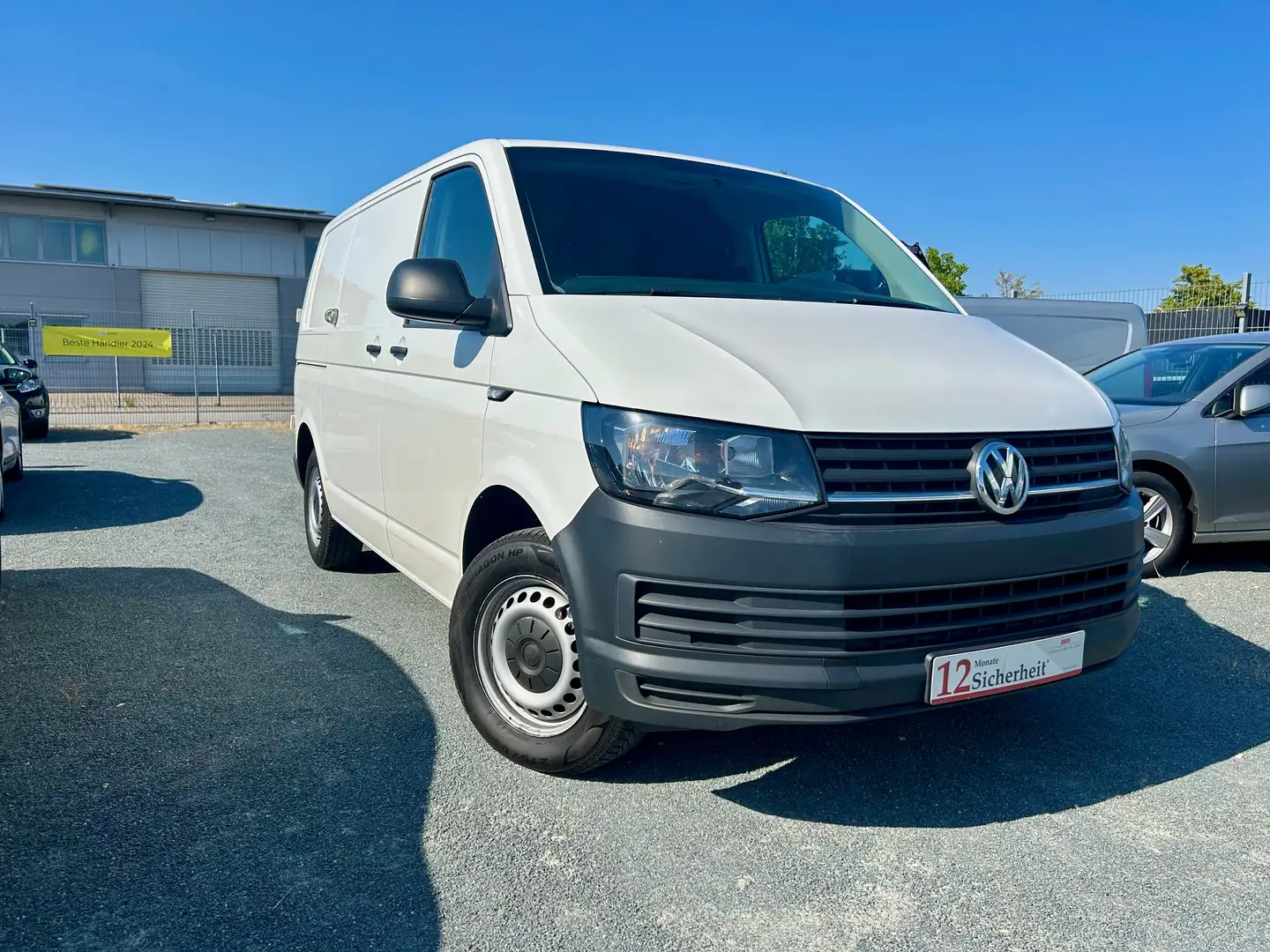 Volkswagen T6 Transporter Kasten/ 3.Sitze/ Garantie/ MwSt./ Standheizung Weiß - 2