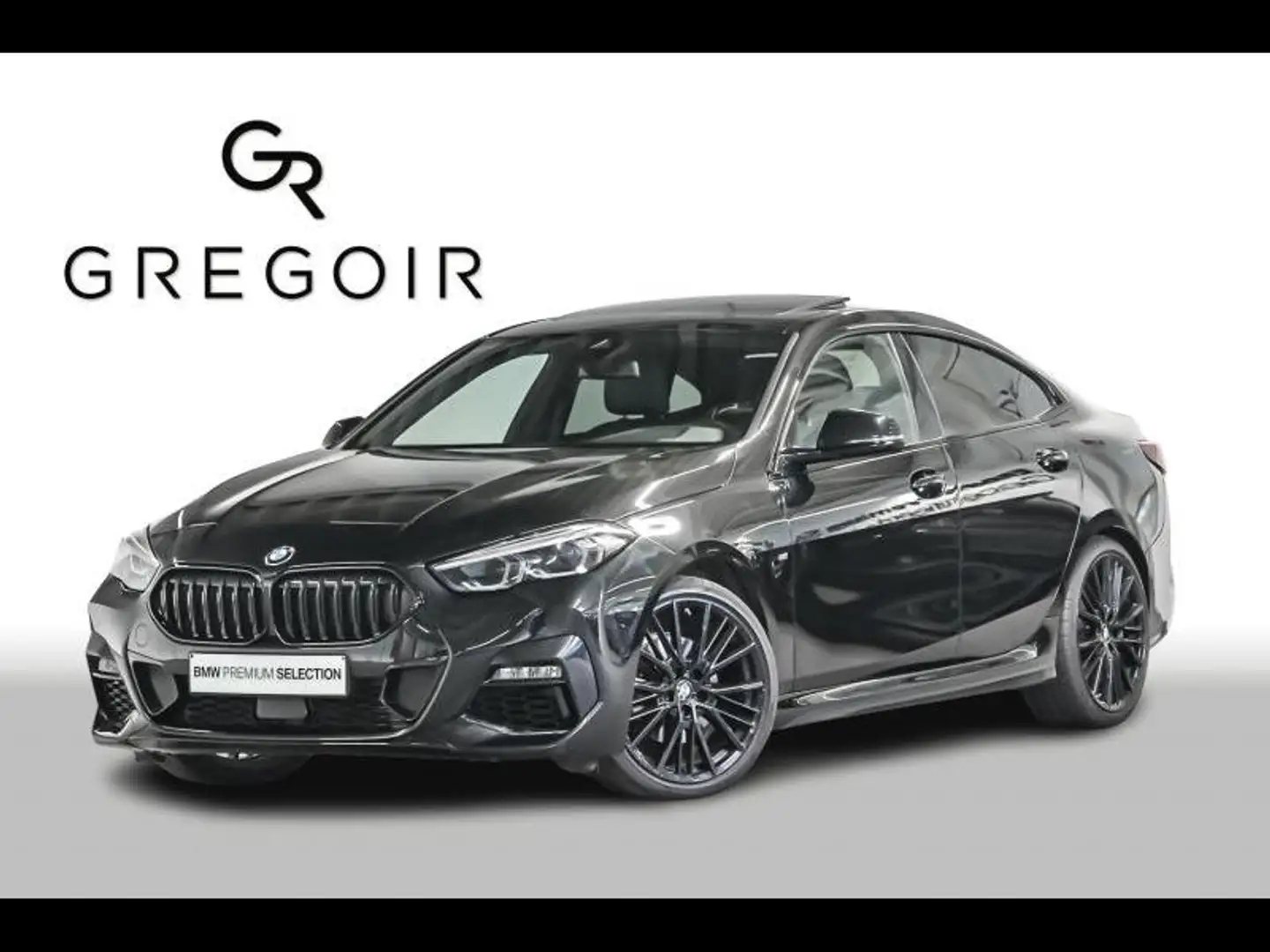 BMW 218 Msport|Pano|Navi|Dab|Zetelvvw Zwart - 1