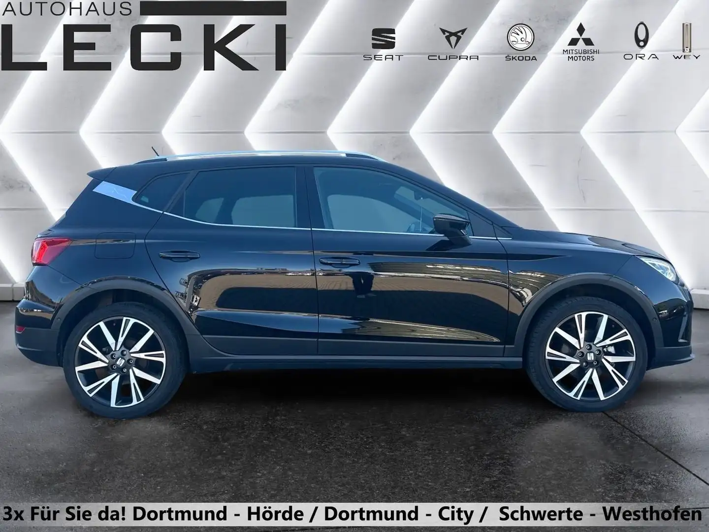 SEAT Arona FR 1.0TSI DSG *NAVI*KAMERA*PDC V+H*VIRTUAL*F-LINK* Schwarz - 2